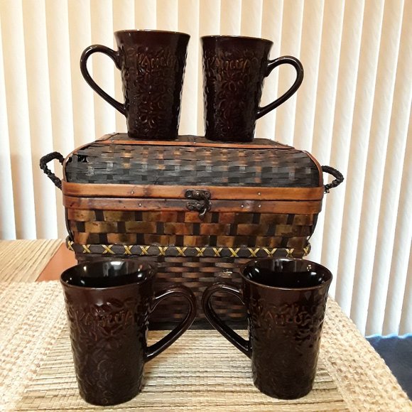 Set of 4 Kahlua Coffee Mugs - Picture 1 of 7